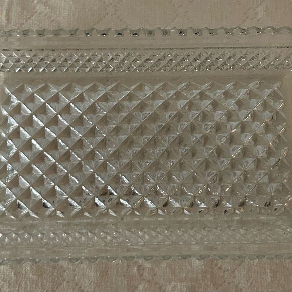 Anchor Hocking Wexford serving tray 9.75” Vintage - Picture 8 of 9